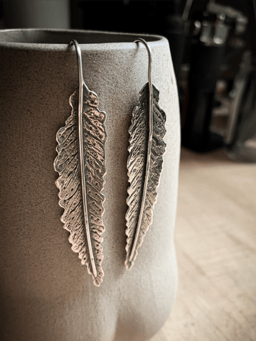 Willow Oak Leaf Earrings