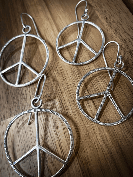 Peace Earrings – made to order