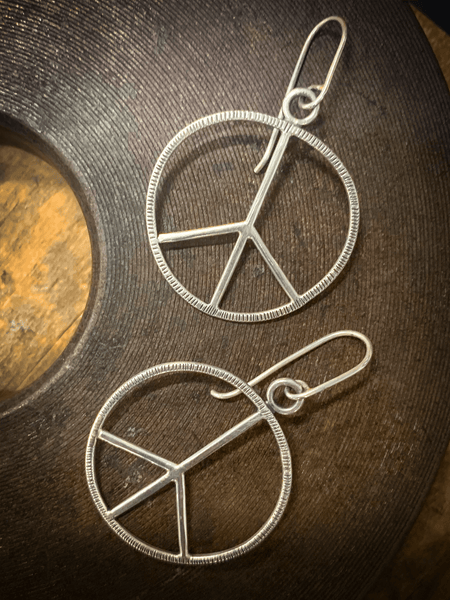 Peace Earrings – made to order