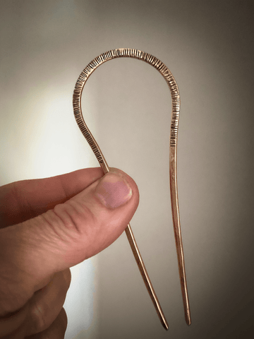 Classic Bronze Hairpin – made to order