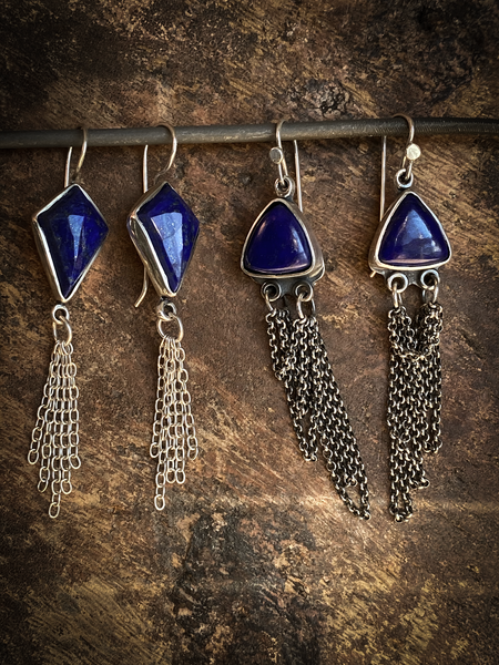 Lapis Kite Earrings