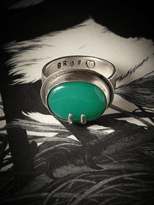 Little Fang Chrysoprase Ring